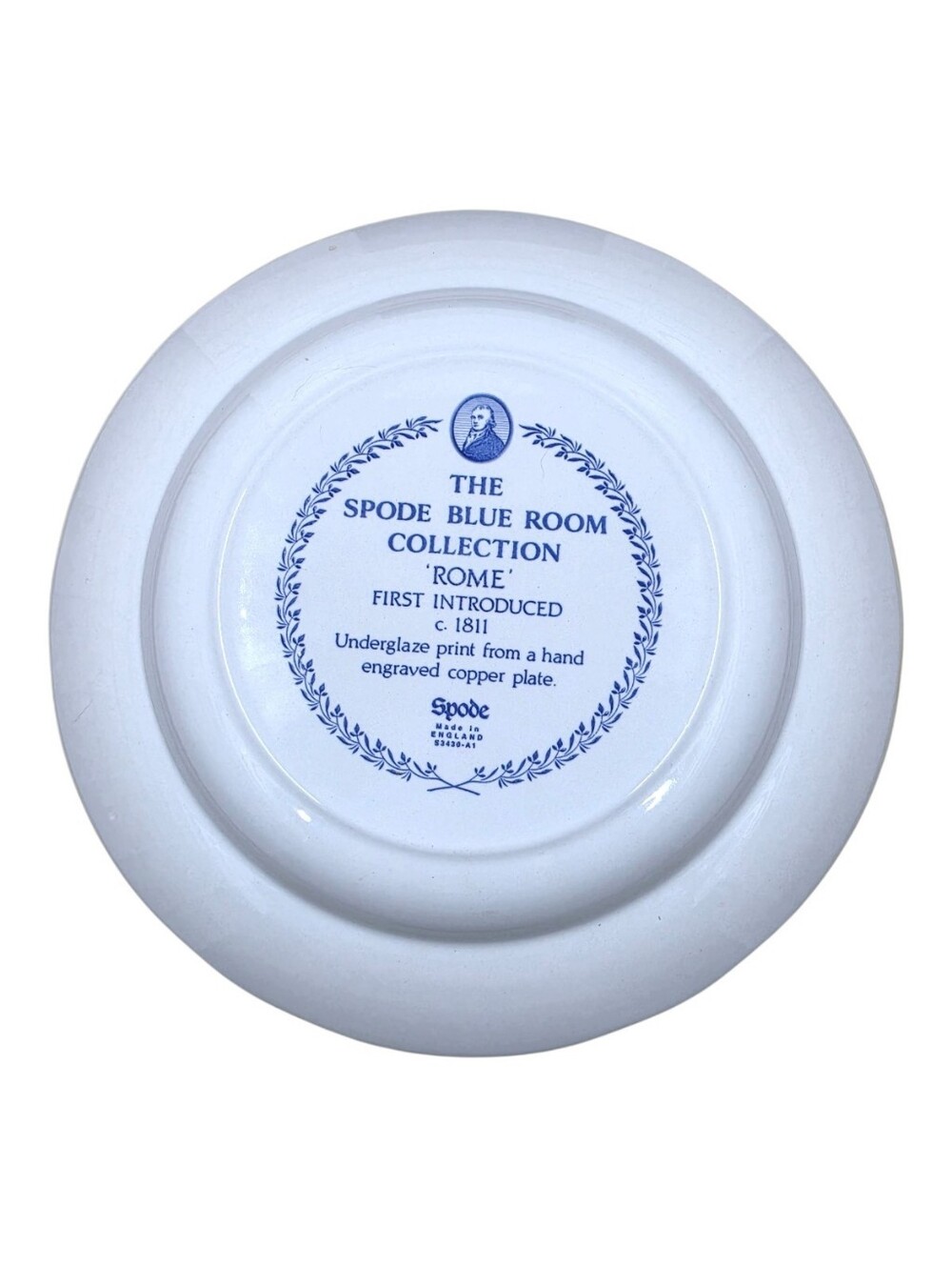 Spode Blue Room Collection Rome Dinner Plate Made In England - Picture 2 of 16